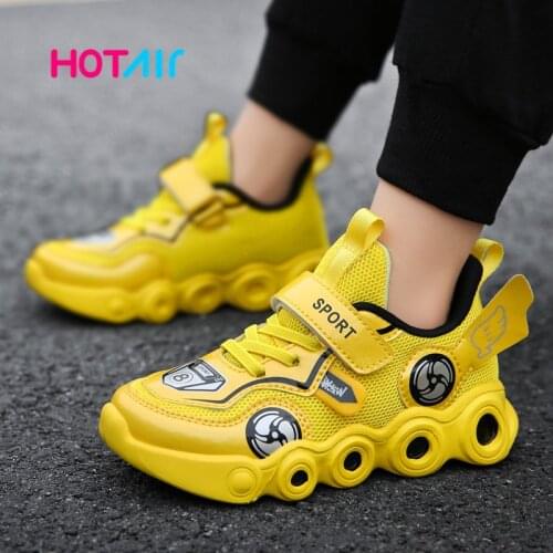 2021 Kids Light Shoes Boys Girls Casual Mesh Textile Sneakers Breathable Soft Bottom Children Running Shoes Boy Size 28-39
