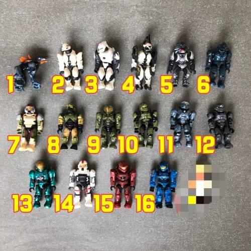 Mega Bloks Construx Halo Spartan Call of Duty Urabn Soldier Action Figure Building Blocks Collectors Edition Construction Toy