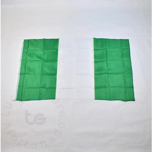 Nigeria 90*150cm flag Hanging Nigeria National flag for meet,Parade,party.Hanging,decoration