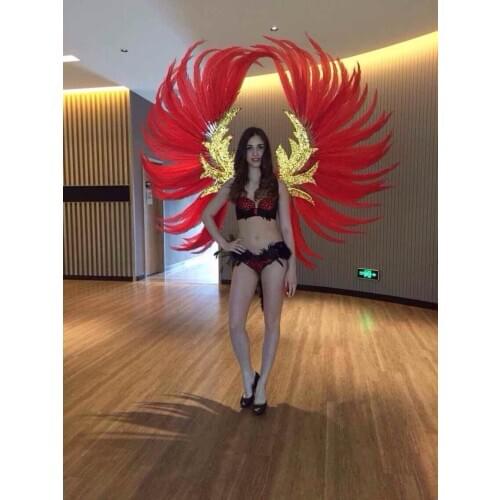 Latin dance Samba accessories Fashion exquisite headdress feathers Delicate dance shows accessories