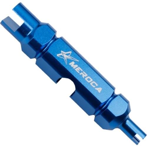 3-in-1 Bicycle Valve Removal Tool Tire Bike Repair Tools Nozzle Wrench Blue Black Red For Schrader Presta