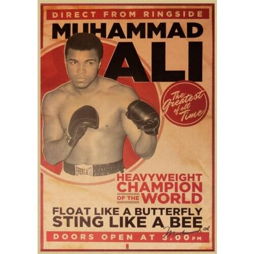 Boxing Classic Movie Poster Retro Art Bar Cafe Wall Decor Quality Canvas Painting living room Home Decor Fashion Trend