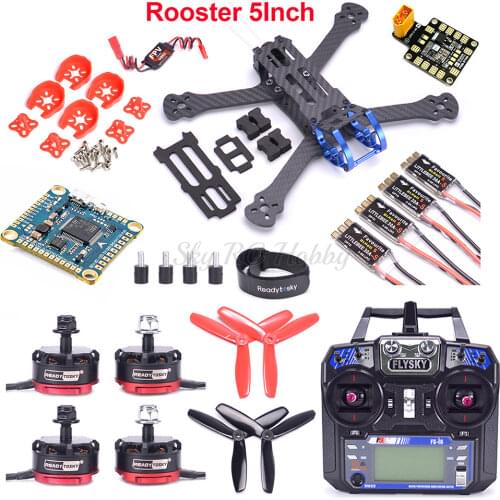 Reptile Martian II 220mm 220 Carbon Fiber Frame Kit F3 Flight control Littlebee 30A BLHeli_S ESC RS2205 2300kv Motor / Flysky I6