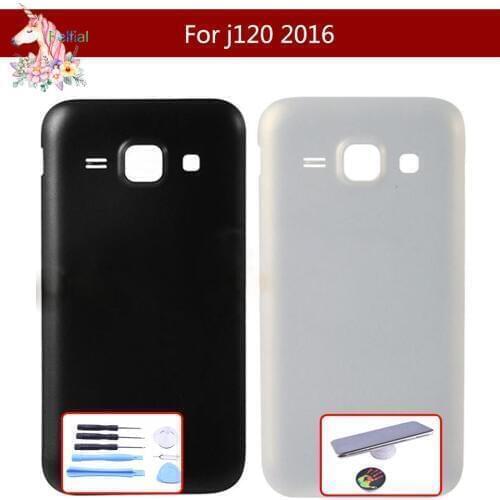 For Samsung Galaxy J1 2016 J120 J120F J120M J120H J120FN Housing Battery Cover Door Rear Chassis Back Case Housing Replacement
