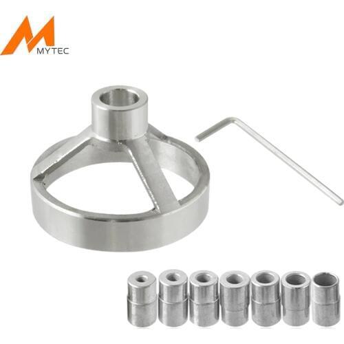 MYTEC 90 Degree Drill Guide 5/6/7/8/9/10/12mm Drill Bit Hole Puncher Locator Jig Stainless Steel Bushing Woodworking Tools