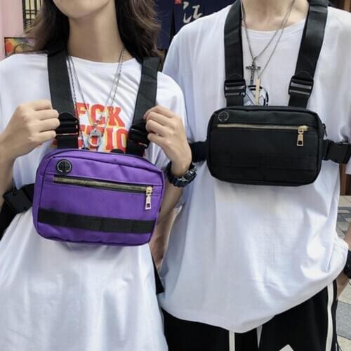 New Chest Rig Functional Men Outdoor Camping Running Picnic Casual Style Fashion Chest Bag Small Vest Pouch Sack Backpack