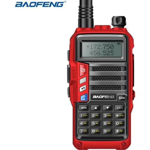 BaoFeng UV-S9 8W Powerful Walkie Talkie VHF/UHF136-174Mhz & 400-520Mhz Dual Band 10km Long Range Portable CB Radio
