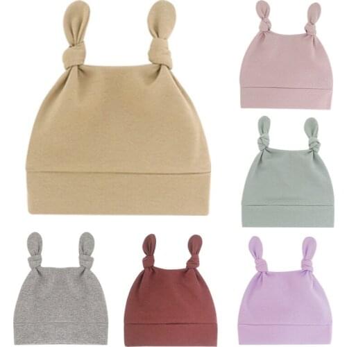 New Spring Autumn Baby Hat Cute Ear Cotton Girls Cap Scarf Infant Hats Finger love Kids Boys Knitted Cap Winter Children Hat