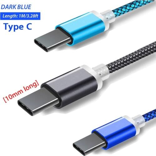 10mm Connector Extra Long Type C Cable For Oukitel K5000 Pro K6 K10 K12 U25 U23 U18 Wp2 P10000 pro Ulefone Power USB-C Cabel