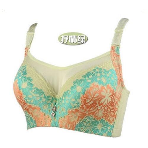Women Large Plus Size Bra 75-105 C D DD E F Full Cup Sexy Lace Push Up Brassiere Mother Soutien Gorge Sans Brelette BH VS C3307