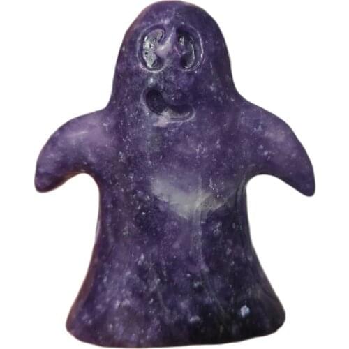 1pcs Natural Crystal Ziyun Mother Ghost Statue Mineral Carved Healing Gemstone Energy Decoration Festival Gift