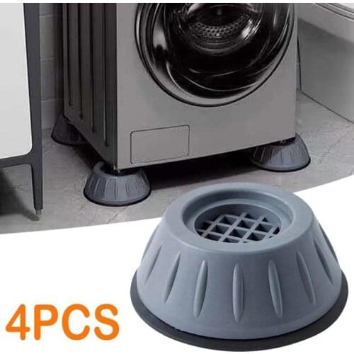 4Pcs Universal Anti-Vibration Feet Pads Washing Machine Rubber Mat Anti-Vibration Pad Dryer Refrigerator Base Fixed Non-Slip Pad