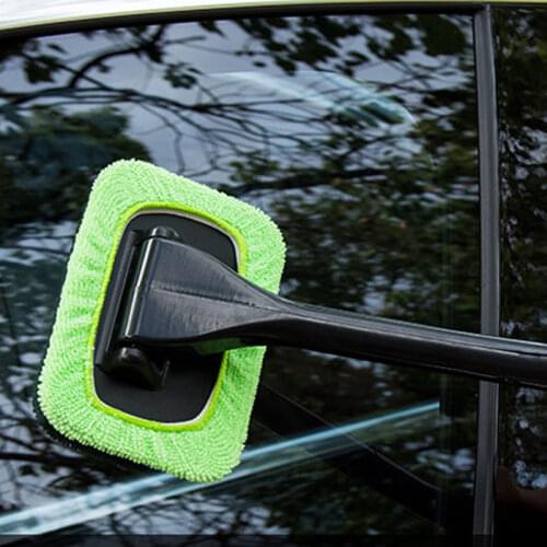 Car Dual-Use Dust Removal Defogging Glass Brush Front Glass Mop Car Window Cleaning Products C1