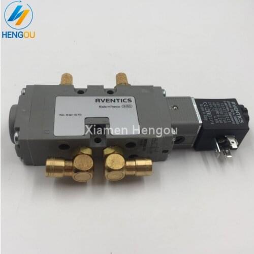 Free Ship 1 Piece Import Quality SM102 Printing Valve Hole 6mm M2.184.1051/A M2.184.1171 98.184.1041 Original Solenoid Valve