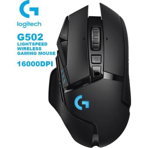 Logitech G502 LIGHTSPEED Wireless Gaming Mouse Wireless 2.4GHz HERO 16000DPI RGB for Overwatch MMO MOBA Mouse Gamer