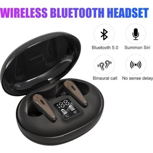 Wireless Bluetooth Headphones with Microphone Button Control TWS Bluetooth Earphones Sports Waterproof Wireless Headsets Earbuds