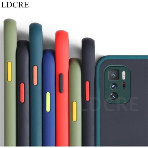 For Xiaomi POCO X3 GT Case for POCO X3 GT Cover Silicone Matte Transparent PC Rubber Silm Soft Case For Xiaomi POCO X3 GT Case