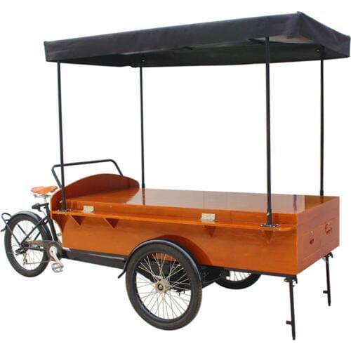 Eurpo Adult Electric Bicycle Family Coffee Cargo Bike For Snack Food Cart