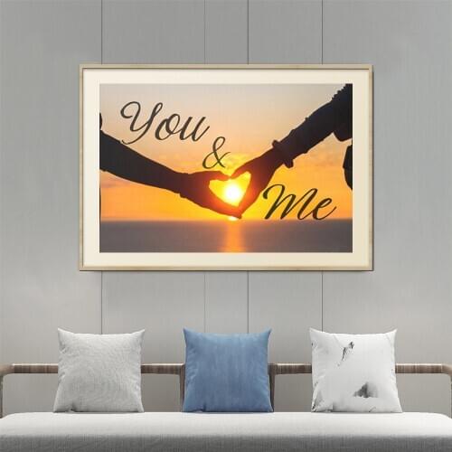 EverShine 5D Diamond Painting Heart Love Cross Stitch Rhinestones Art Diamond Embroidery Hand Bead Picture Kits Home Decor