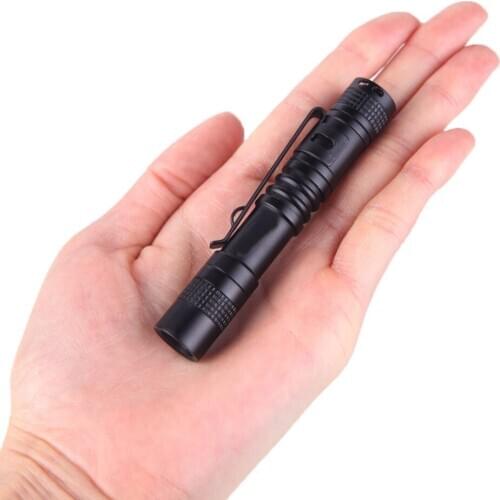 Portable Mini Penlight LED Flashlight Torch Pocket Light Waterproof Lantern AAA Battery Powerful Led Hunting pup up led lanterns