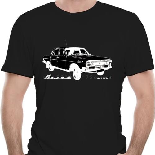 T-Shirt Volga Gas Gaz M 2410 Bolga Ussr Cccp Taxi Patrol Car Ddr New Fashion Printing O-neck Men T Shirt