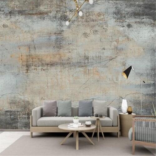 Milofi background wall custom hand-painted advanced retro background wall decoration painting large wallpaper mural