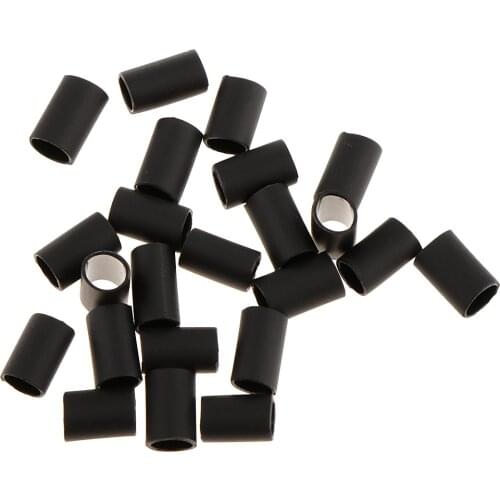200Pcs Adhesive Lined 6mm Shrink Tubes for I-tip Hair Extensions Tool