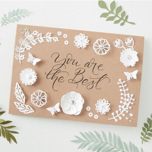 KSCRAFT Flowers Metal Cutting Dies Stencils for DIY Scrapbooking/photo album Decorative Embossing DIY Paper Cards