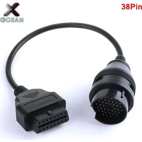 10pcs OBD2 Cable For Mercedes-For Benz Sprinter 38 Pin To OBD 2 16 Pin Auto Diagnostic Tools Connector Adapter Cable