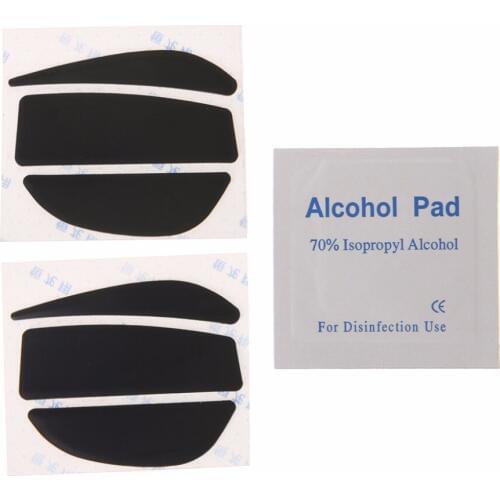 2 Sets 0.6mm Thickness Replacement Mouse Feet Mouse Skates for Logitech G9 G9X Computer Laptop Gaming Mouse Mice feet C26