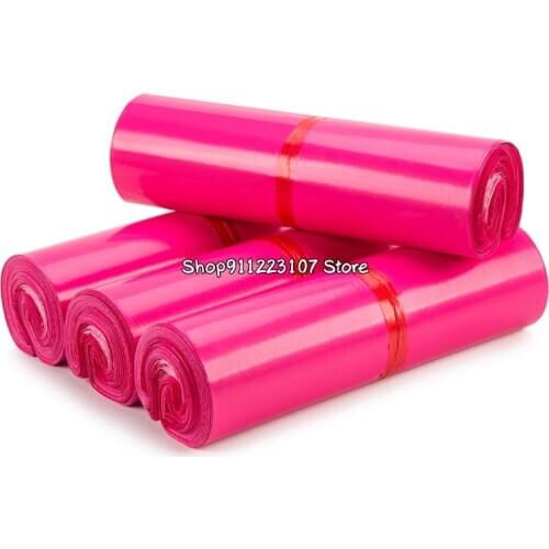 50Pcs New Courier Bags Frosted Pink 28*42 Storage Bag Waterproof Bag Matte Material Envelope Mailer Postal Mailing Pack Bags
