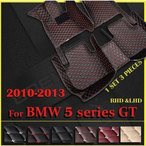 Car floor mats for BMW 5 series GT F07 550i 535i（Five seats）2010 2011 2012 2013 Custom auto foot Pads automobile cover