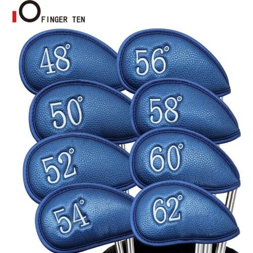 New 1pc or 1set Synthetic Leather Golf Iron Head Cover Wedge Club Degree 48 50 52 54 56 58 60 62 Dropshipping