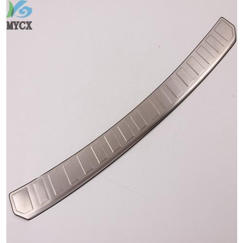 For Subaru Forester SK 2018-2019 Stainless Steel Rear Tail Box Gate Door Bumper Sill Threshold Scuff Plate Foot Pedal Trim