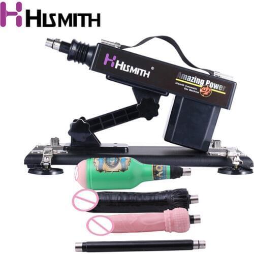 Hismith Automatic Vibrator Sex machine for Women Men with dildos Vagina cup Extension Rod US UK AU EU Russia Plug