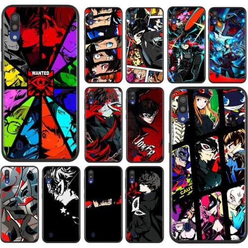 Hot Anime Persona 5 Game For Samsung Galaxy A90 A80 A70 S A60 A50S A30 S A40 S A2 A20E A20 S A10S A10 E Soft Phone Case