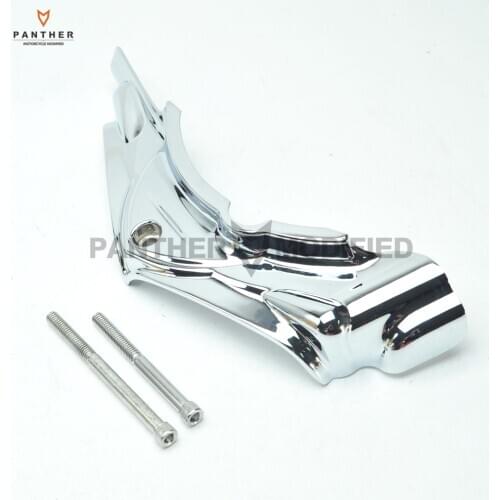 Chrome Motorcycle Cylinder Base Side Covers Moto Frame DIY case for Harley Touring Electra Street Glide 2007-2016