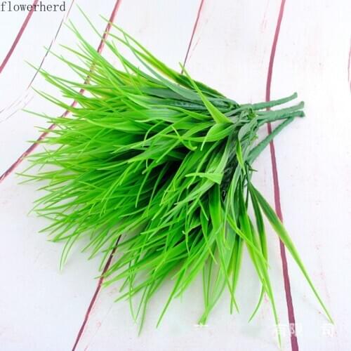 Artificial Grass Garden Decoration Green Plants Christmas Decor Ornaments Flower Arrangement Home Decoration Party Supplies