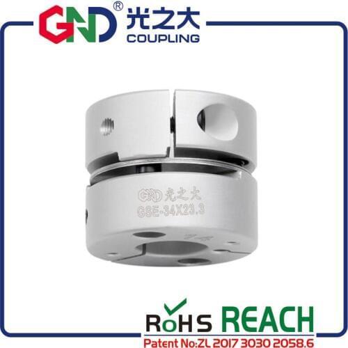 Coupling GND aluminum alloy CNC 5mm 8mm 12mm single diaphragm clamp for hollow encoder shaft coupling stepper motor connect