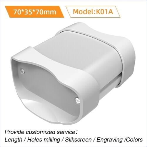 Pcb Board Anti-Fall Enclosure Protective Palstic Cover Design Custom Universal Power Module Box K01A 70*35mm