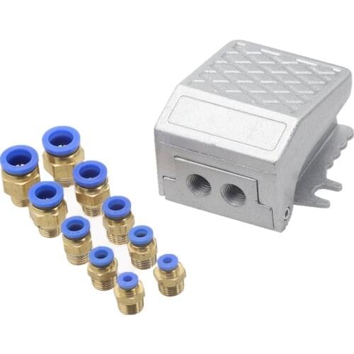 1PCS Alloy 1/4"BSP Threaded Air Pneumatic Pedal Valve Foot Switch 2 Way 2 Position FV-02