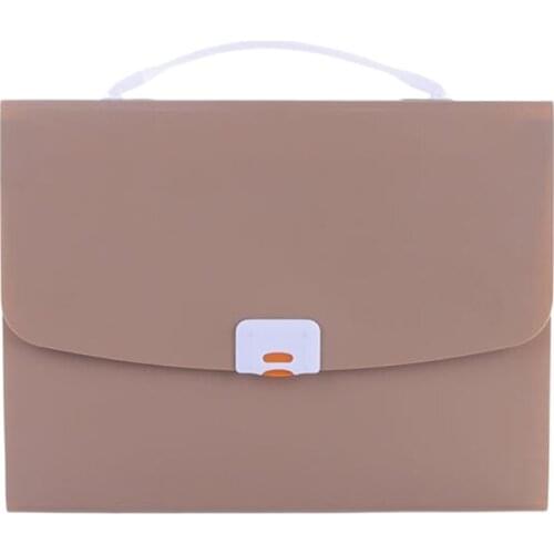 Portable Handheld A4 Business Document Organ Bag File Folder Storage Organizer Student Test Paper Holder Pack G88D