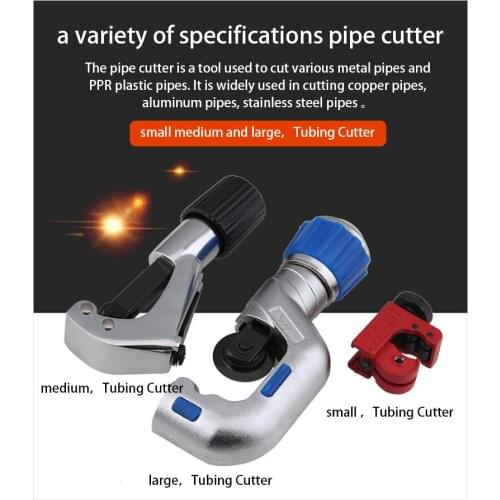 Tubing Cutters Copper Metal Tube Tubing Cutter Pipe Slice Aluminum Iron Knife Cut Copper Aluminum Iron Metal Plumbing Tool