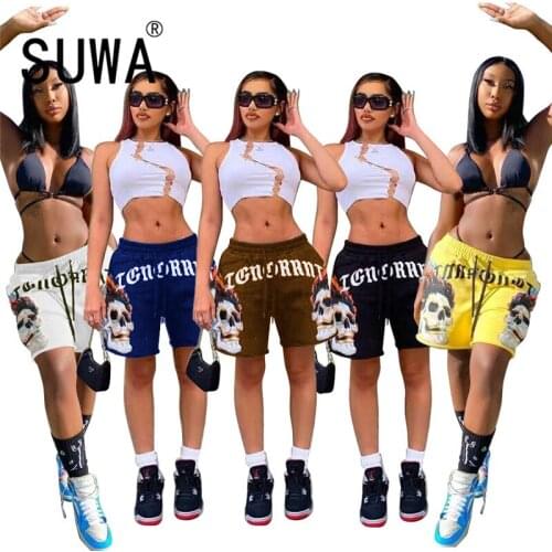 Женские короткие шорты SUWA China At AliExpress