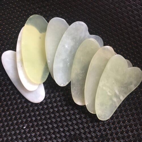 Facial Care Massage Jade Board Face Eye Scraping Tool Salon Massage Treatment Board MPwell