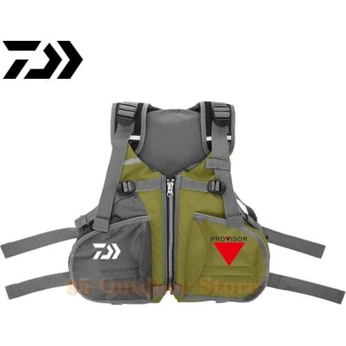 Daiwa Outdoor Fishing Vests Swimming Life Jacket Canoe Kayaking Ocean Boats Rubber Boats Drifting Survival Jackets Vest
