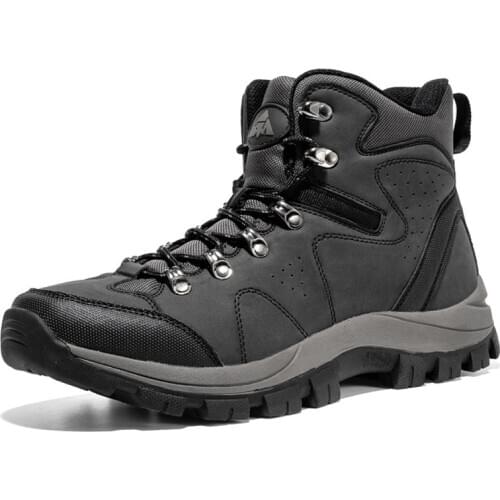 Waterproof Men Boots Anti-Skidding Leather Shoes Men Ankle Boots Outdoor Men Hiking Boots Work Shoes Men Sneakers zapatos hombre