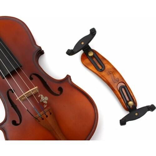 1pcs 1/2-1/4 Adjustable Violin shoulder Rest maple wood high quality