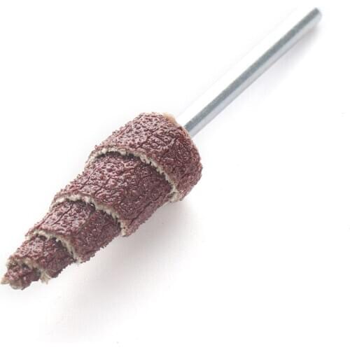 10pcs Dropship Long Cone Deburring Flap Sanding Polishing Wheel for Rotating Tool