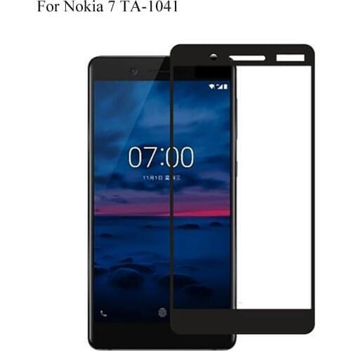 2PCS For Nokia 7 TA-1041 Glass Tempered Full Cover Tempered Glass Film For Nokia7 TA-1041 Screen Protector Film